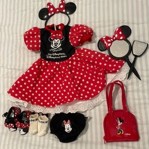 American Girl doll Minnie Mouse ensemble.